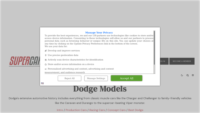 Dodge Model List dodge auto parts