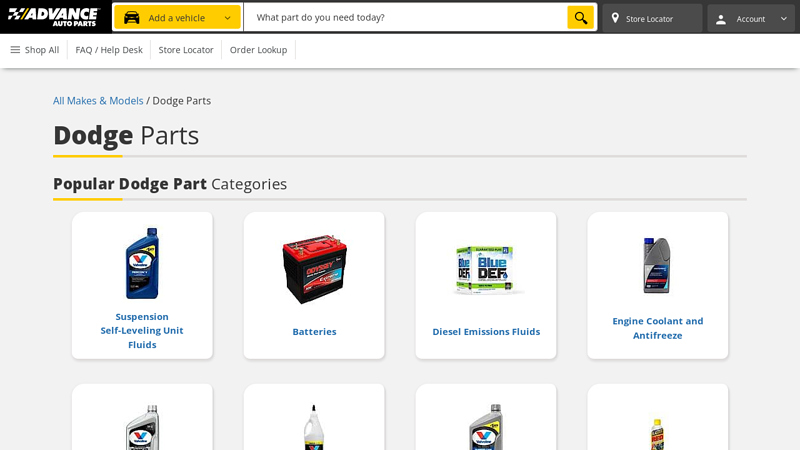 Dodge Parts Catalog dodge car parts near me