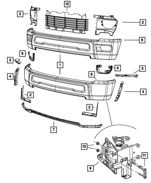 Dodge Ram 2500 Auto Parts guide
