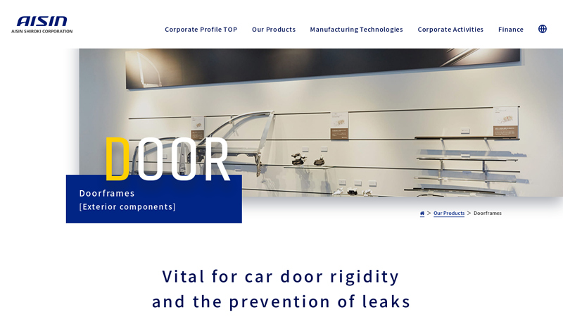 Doorframes car door frame parts