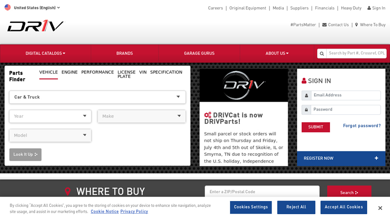 DRiV champion used auto parts