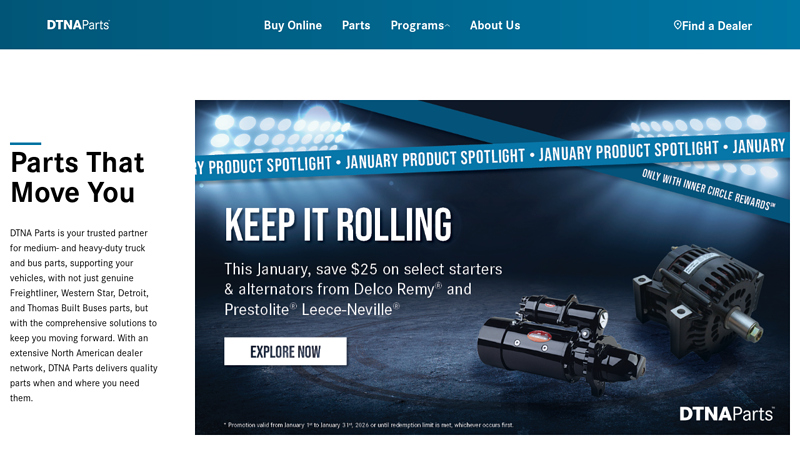 DTNA Parts freightliner cascadia truck parts