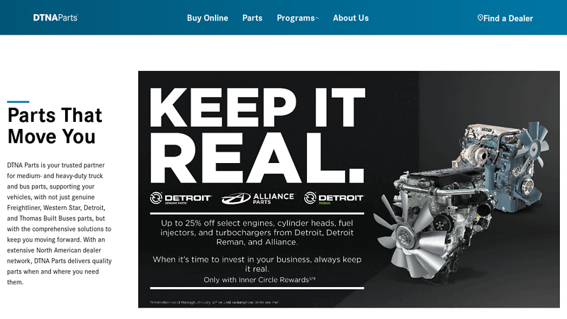 DTNA Parts used freightliner truck parts