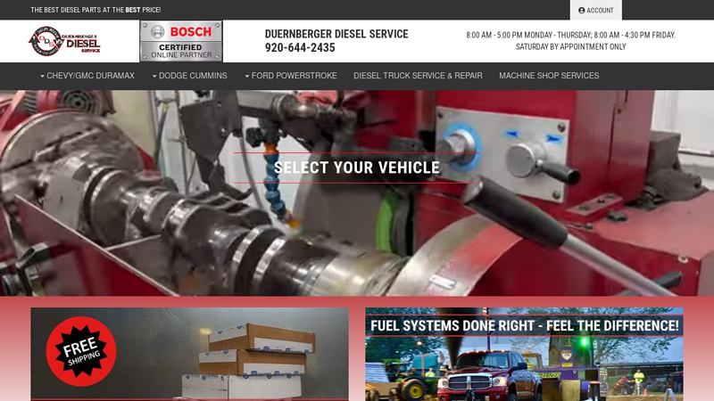 Duernberger Diesel Service best diesel truck parts website