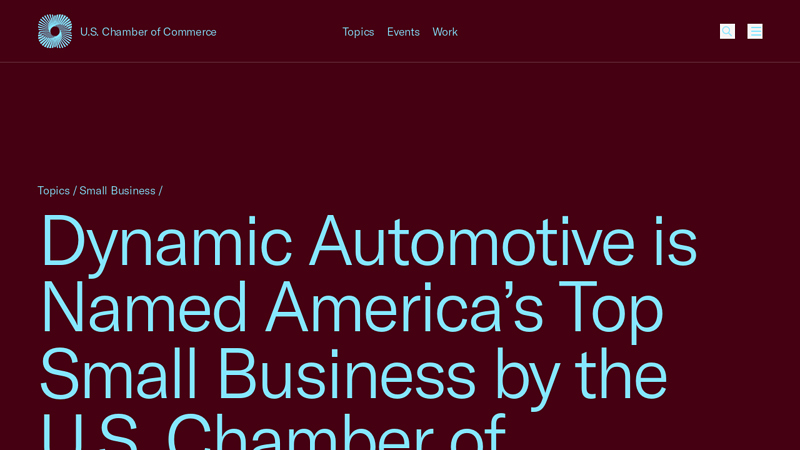 Dynamic Automotive is Named America's Top Small Business by the ... dynamic auto parts