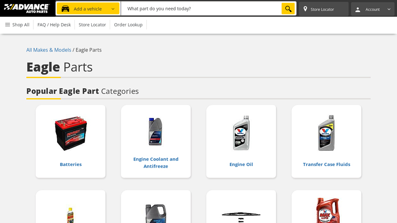 Eagle Parts Catalog eagle auto parts