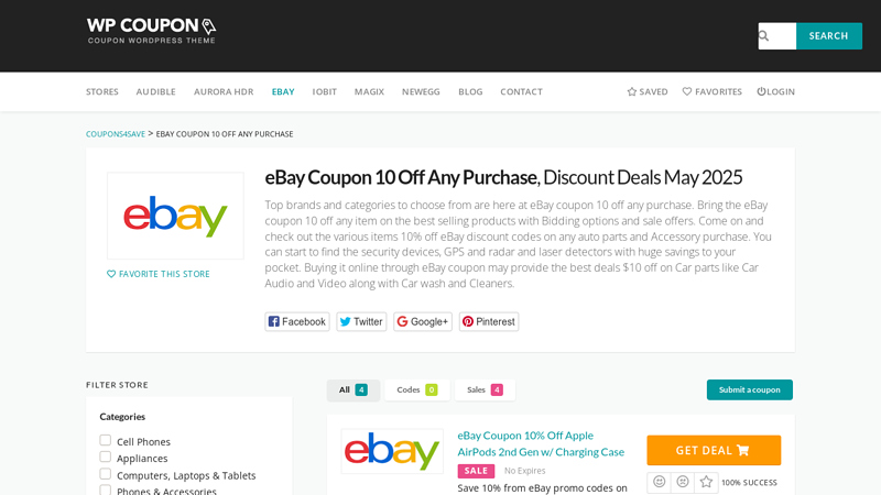 eBay Coupon 10 Off Any Purchase, Discount Deals May 2025 ebay car parts discount code