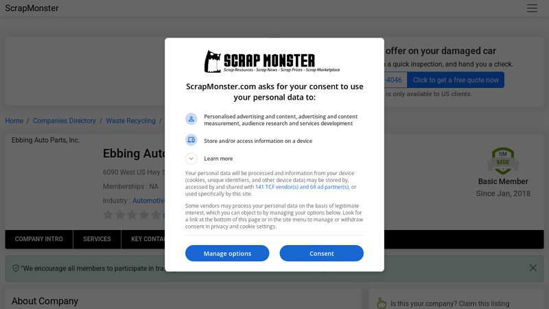 Ebbing Auto Parts, Inc. ebbing auto parts inc