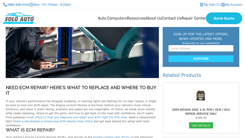 ECM Repair: What to Replace & Where to Buy Parts ecm auto parts