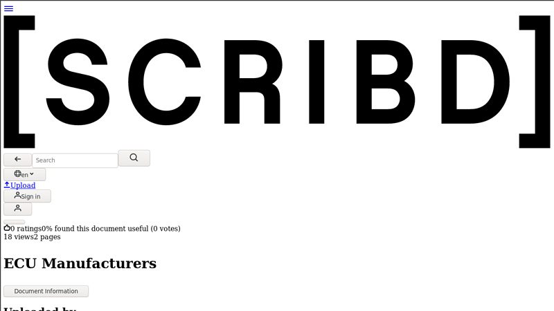 ECU Manufacturers ecu car part