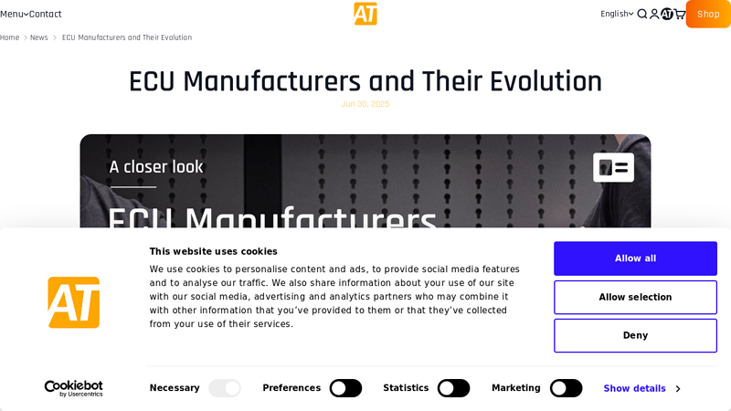 ECU Manufacturers and Their Evolution ecu car part