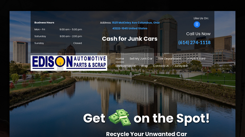Edison Automotive: Recycle Your Car columbus used car parts