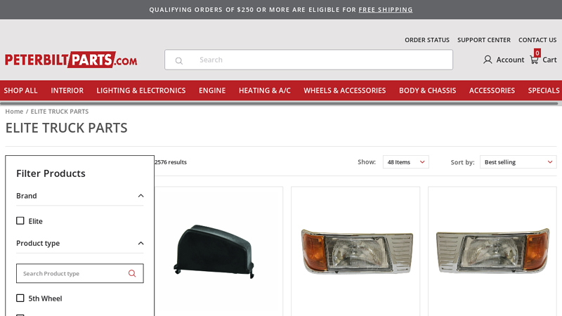 Elite Heavy 10 4 truck parts