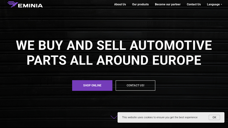 Eminia Trading EN surplus auto parts b2b