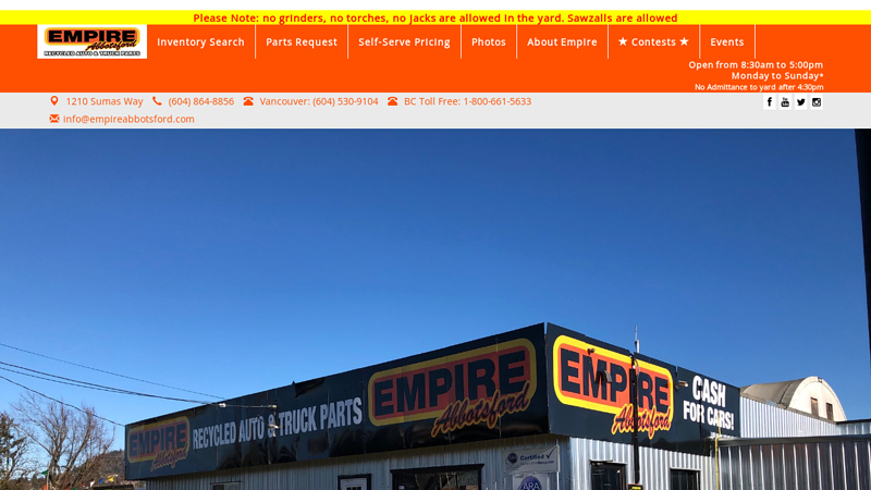 Empire Abbotsford Auto Parts empire auto parts near me