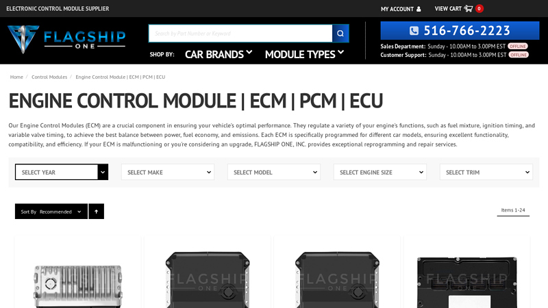 Engine Control Module ecm auto parts