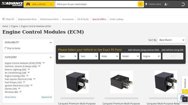 Engine Control Modules (ECM) ecm auto parts