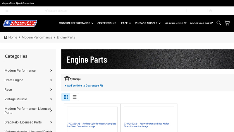 Engine Parts dodge auto parts
