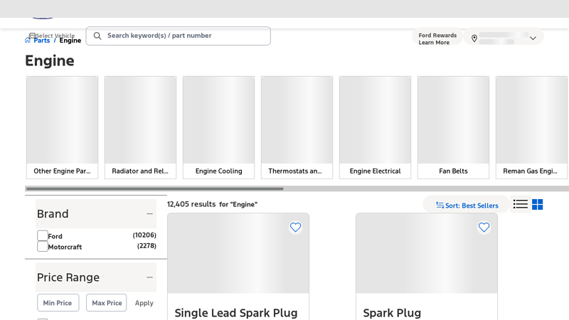 Engine Parts ford medium duty truck parts
