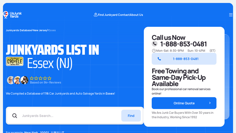 Essex (NJ) County lacey used auto parts lacey nj