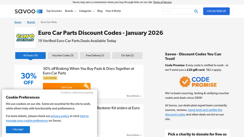 Euro Car Parts Discount Code euro car parts offer code