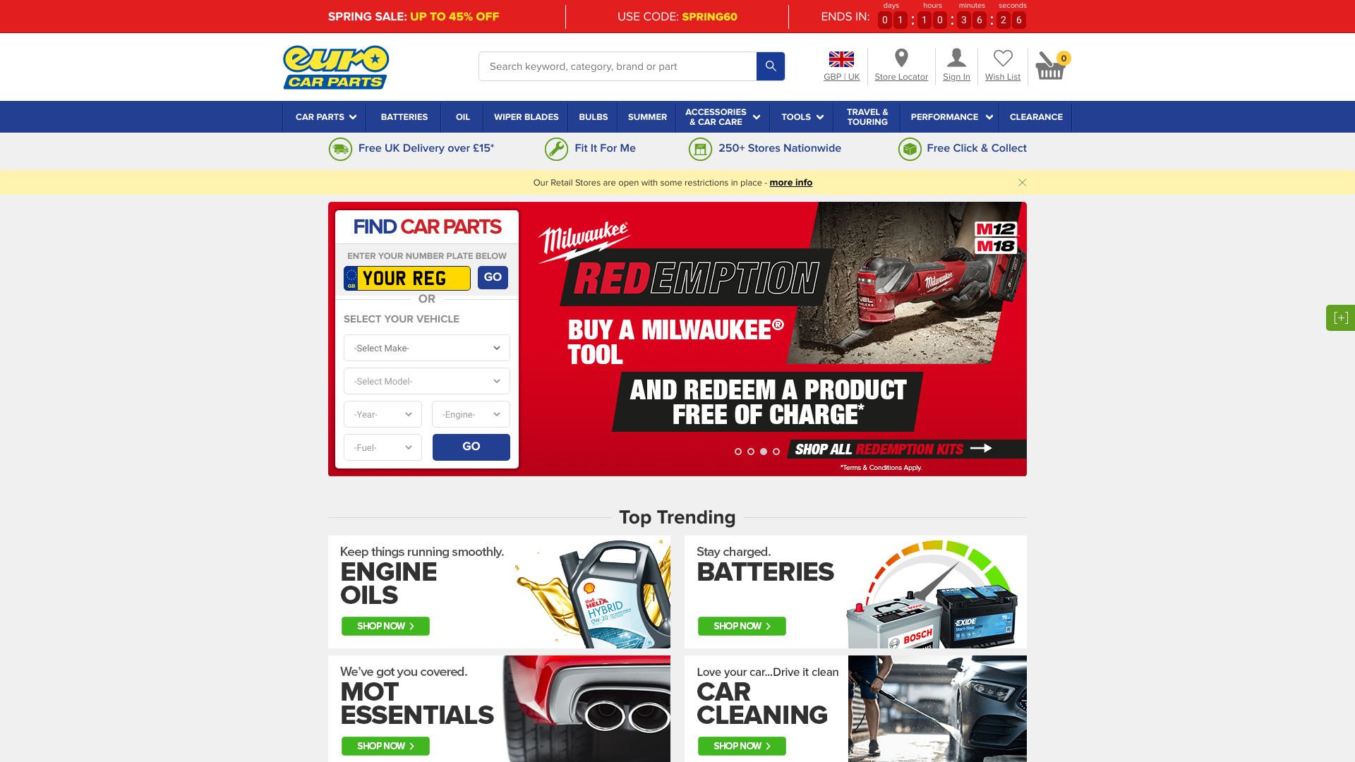 Euro Car Parts Discount Voucher Code guide
