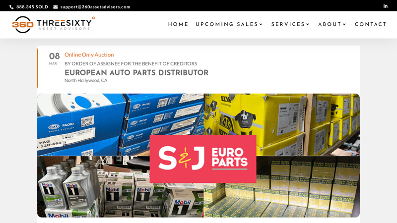 European Auto Parts Distributor to be Sold auto parts north hollywood