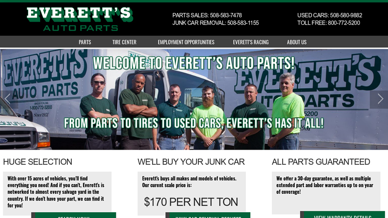 Everett's Auto Parts everet auto parts