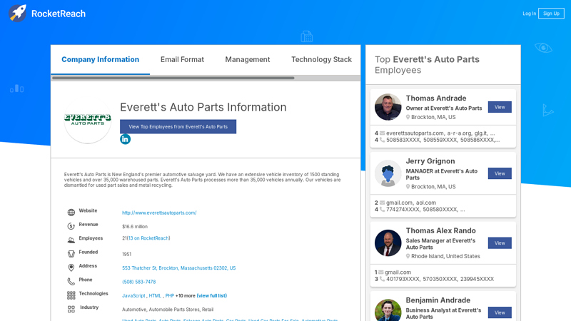 Everett's Auto Parts Information orileys auto parts everett