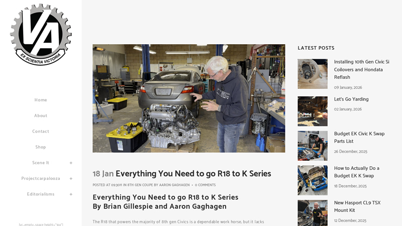 Everything You Need to go R18 to K Series all parts needed for supercharged 2007 honda civic ex coupe