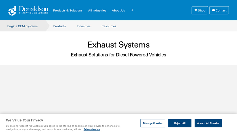 Exhaust Systems tractor trailer exhaust parts