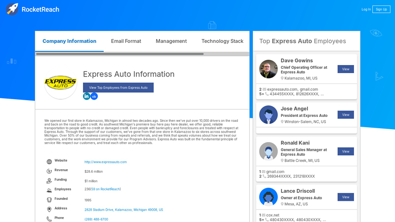 Express Auto Information express auto parts