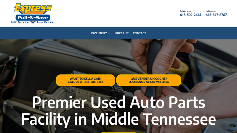 Express Pull used car parts nashville tn
