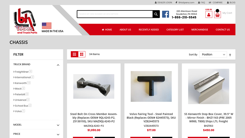 Exterior Freightliner Chassis Parts Manufacturer freightliner cascadia truck parts