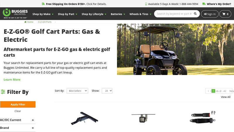 EZ ezgo golf car parts