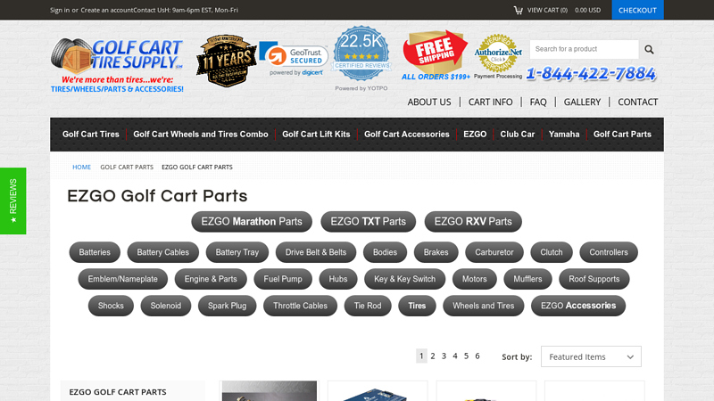 EZGO Golf Cart Parts ezgo golf car parts