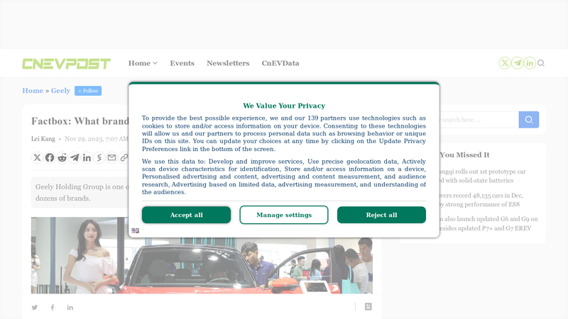 Factbox: What brands are under Geely umbrella auto parts greeley