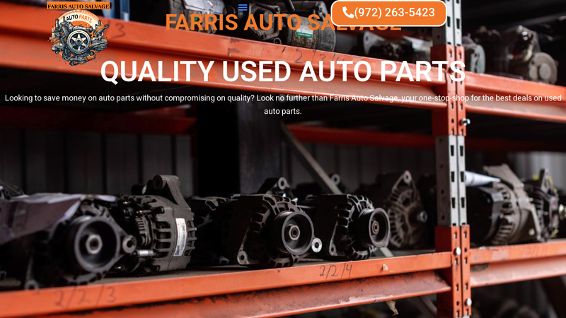 Farris Auto Salvage used auto parts fort worth tx