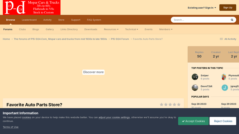 Favorite Auto Parts Store? used auto parts brownsville tx