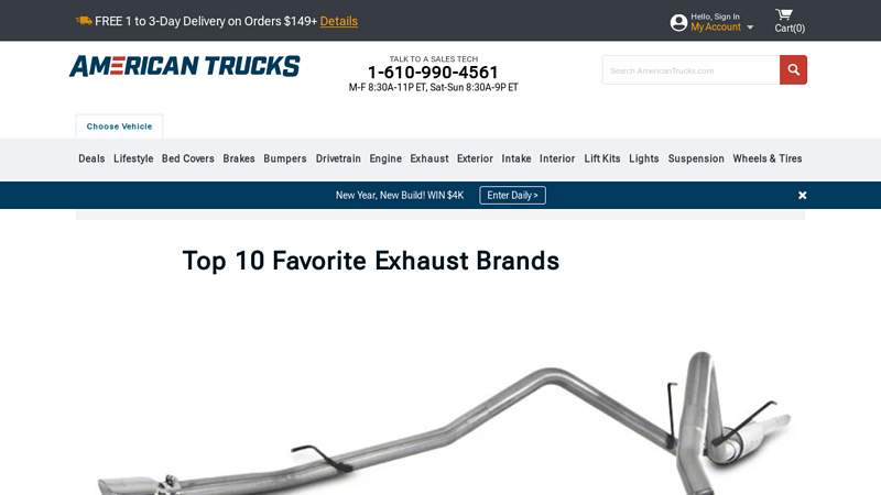 Favorite Exhaust Brands auto exhaust parts