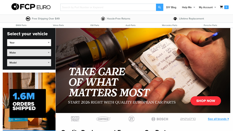 FCP Euro: Genuine and OEM Replacement Car Parts Online european auto parts