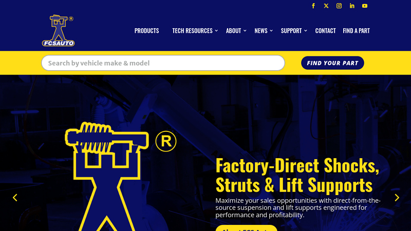 FCS Automotive International cfs car parts reading