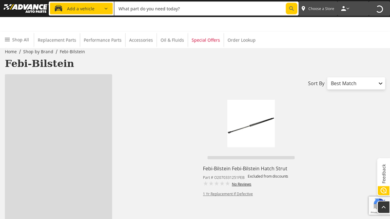 Febi advance auto parts latrobe