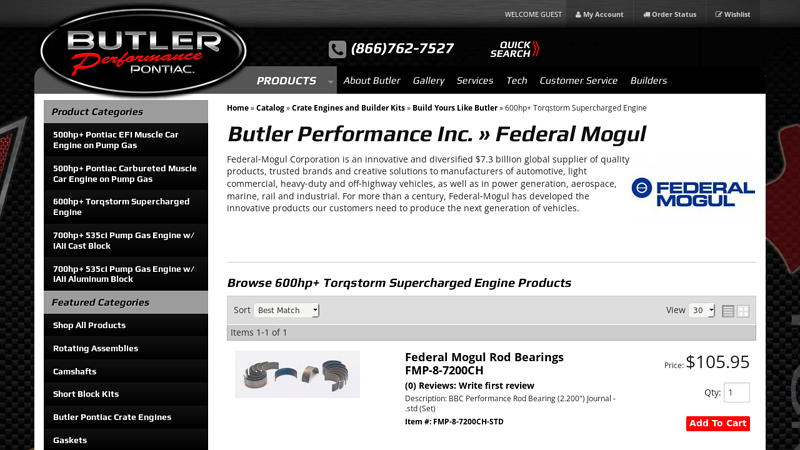 Federal Mogul at Butler LS federal mogul auto parts
