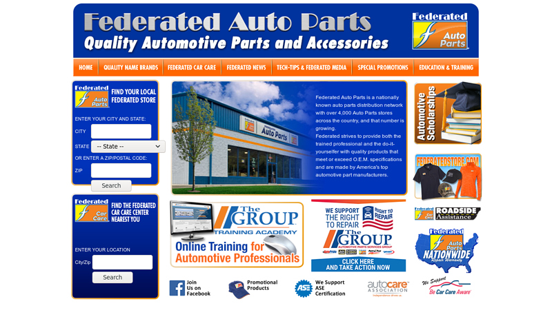 Federated Auto Parts auto parts salem nh