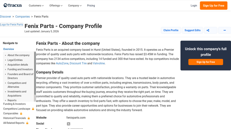 Fenix Parts fenix auto parts