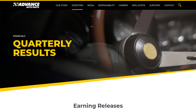 Financials advance auto parts mobile