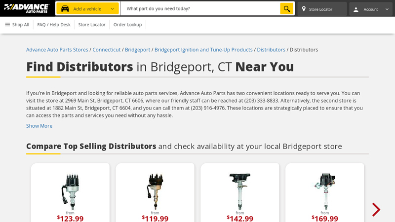 Find Distributors in Bridgeport, CT Near You advance auto parts stamford