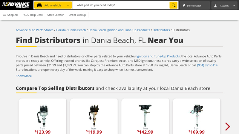 Find Distributors in Dania Beach, FL Near You advance auto parts hallandale