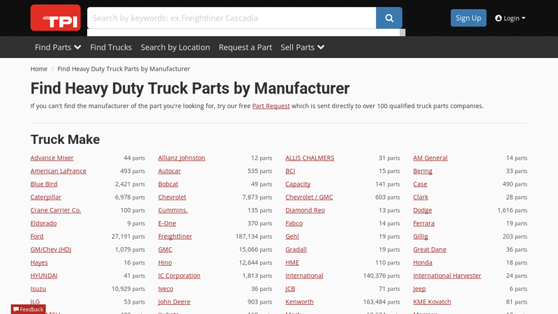 Find Heavy Duty Truck Parts by Manufacturer custom truck parts